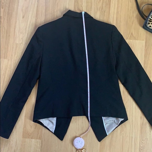 XII | Black Blazer with Zipper Pockets - Picture 7 of 8